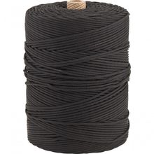 Corda Multifilamento Trançada 2,5mm 1,0kg 372m Preta Polip.