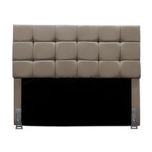 Cabeceira Solteiro 90 Cm Estofada Mali Em Suede Com Frame Bege Escuro