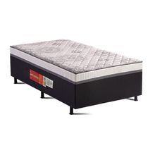 Cama Box Conjugado Solteiro: Colchão Ortopédico Unipremium New (88x188x50) - Polar
