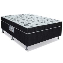 Cama Box Conjugado Casal: Colchão Molas Prime Spring (138x188x43) - Ortobom