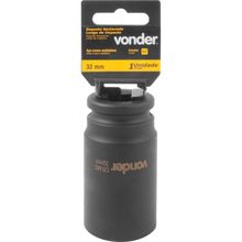Soquete Sextavado Impacto Longo 3/4 32mm Aço Cromo Vonder