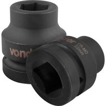 Soquete Sextavado Impacto Encaixe 1 22mm Aço Cromo Vonder