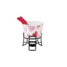 Conjunto para Fondue 7 peças Corações
