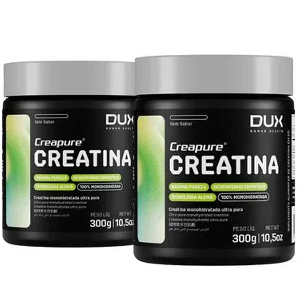 Kit 2 Creatina Dux Creapure Sem Sabor 300g