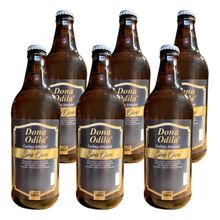Kit 6 Cachaças Dona Odila Série Ouro 600ml