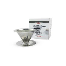 Filtro de Café Coador Aço Inox Reutilizável Permanente Ecológico Tamanho Pequeno