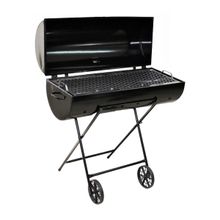 Churrasqueira Mega Grill Grelha Carrinho e Rodas 92x78x30cm