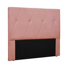 Cabeceira Decorativa King Size 1,95M Yves Veludo Rosa - Gran Belo