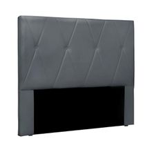 Cabeceira Decorativa King Size 1,95M Yves Veludo Cinza - Gran Belo