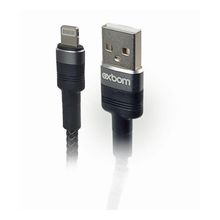 Cabo Lightning IOS 2.4A Turbo Malha de Carregar 3362 - Exbom