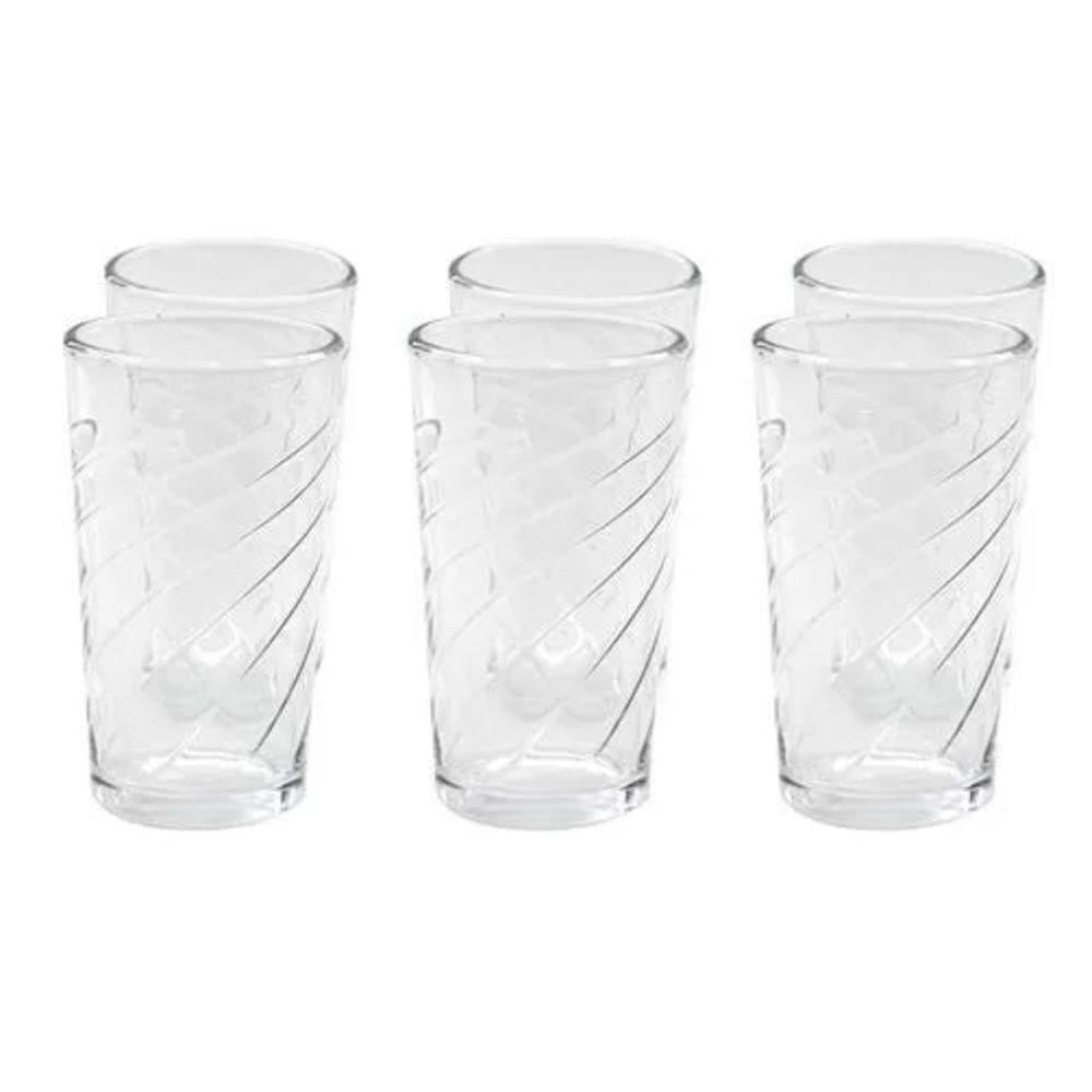 Conjunto de Copos 350ml 6 Peças em Vidro N240056-0 - Quanhe