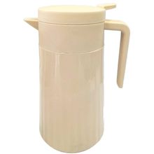 Garrafa Térmica 1L c/ Gatilho 2450415 Creme - Quanhe