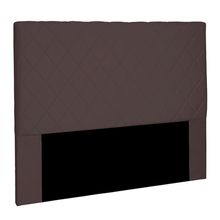 Cabeceira Decorativa King Size 1,95M Baelon Suede Café - Gran Belo