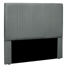 Cabeceira Decorativa King Size 1,95M Erza Veludo Cinza - Gran Belo