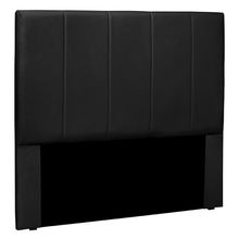 Cabeceira Decorativa Queen Size 1,60M Erza Veludo Preto - Gran Belo