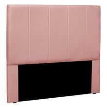 Cabeceira Decorativa King Size 1,95M Erza Veludo Rosa - Gran Belo