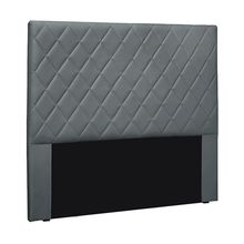 Cabeceira Decorativa King Size 1,95M Tàzio Veludo Cinza - Gran Belo