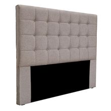 Cabeceira Decorativa King Size 1,95M Tropea Linho Areia - Gran Belo