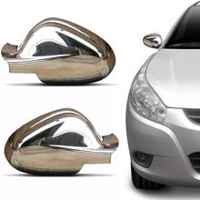 Aplique Cromado Capa Retrovisor JAC J3 J3 Turin 2011 à 2019 Par