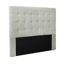 Cabeceira Decorativa King Size 1,95M Tropea Veludo Prata - Gran Belo