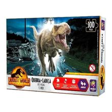 Quebra Cabeca T Rex Jurassic World 100 Pecas - 2079 - Mimo MIMO