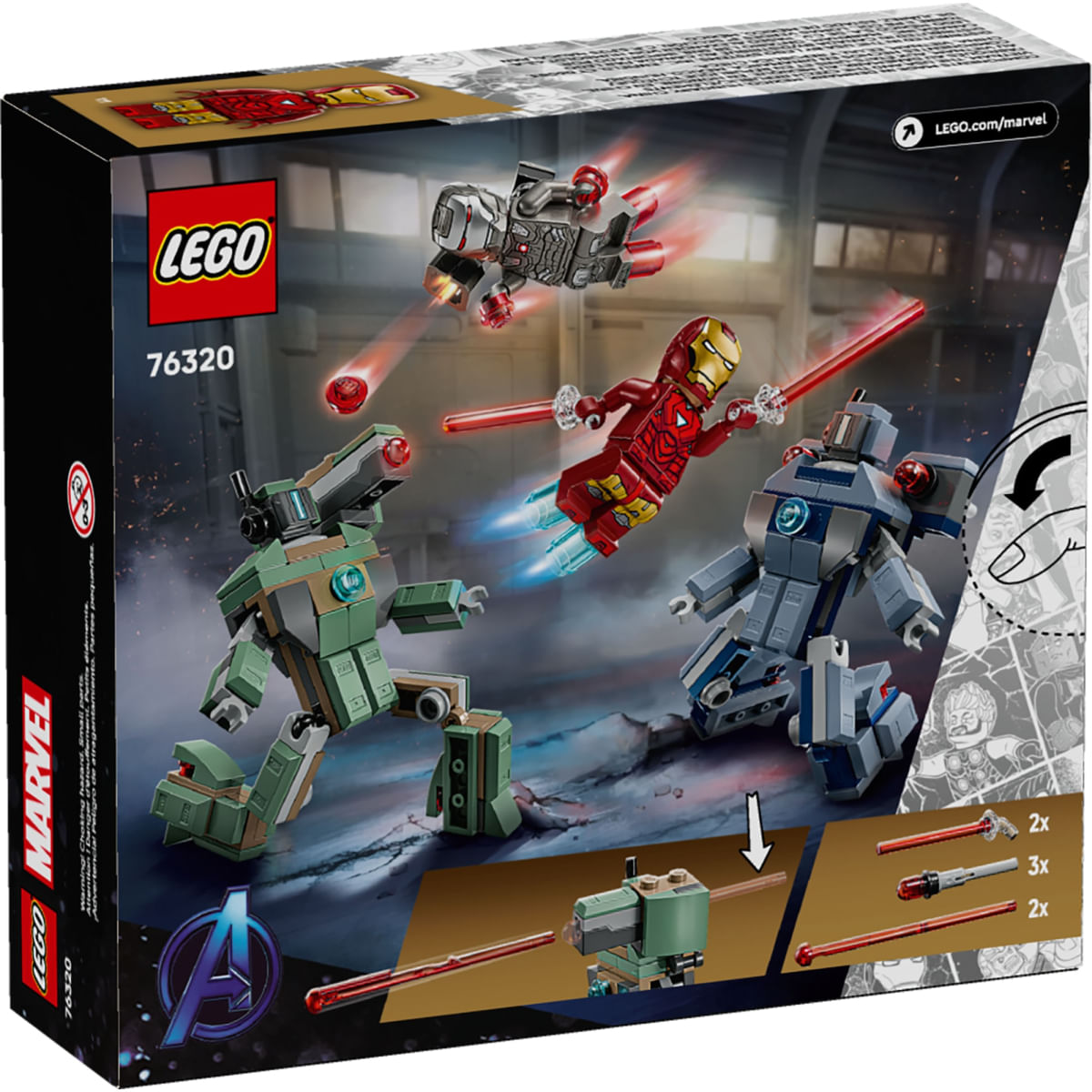 Blocos De Montar - Homem De Ferro e Maquina LEGO DO BRASIL