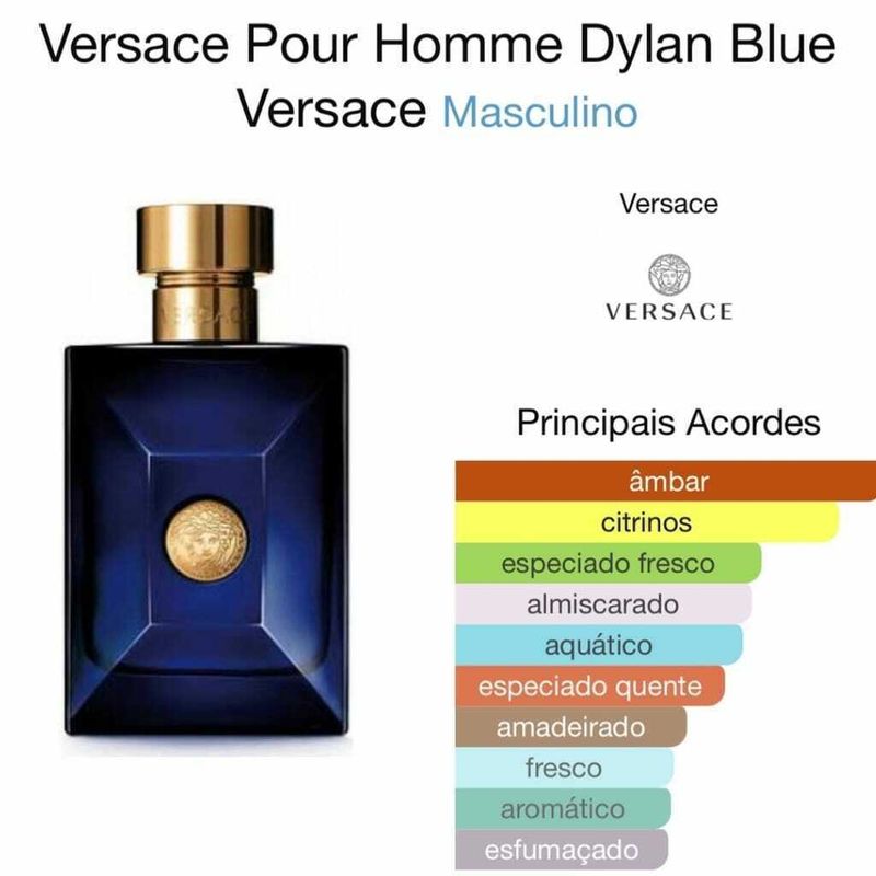 Dylan Blue Pour Homme Versace Perfume Masculino Eau de Toilette