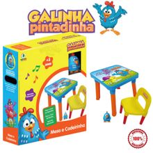 Mesa e Cadeira - Galinha Pintadinha MONTE LIBANO