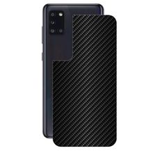 Película para Samsung Galaxy A31 - Traseira de Fibra de Carbono Preta - Gshield