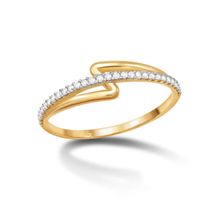 Anel de Ouro com Moissanite Edição Limitada Safira