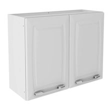 Armário Aéreo Duplo Itatiaia Diamante com 2 Portas e 1 Prateleira - Branco - 70cm de largura