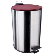 Lixeira Euro Home com Pedal LIX2256-VM em Inox e PP – 12 L