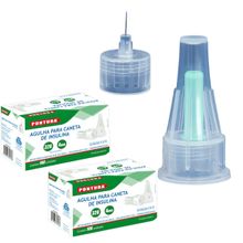 Agulha Para Caneta De Insulina Ultra Fina 4mm 32g Kit Com 200 Unidades Pontura