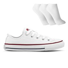 Tênis Converse Chuck Taylor All Star Juvenil + 3 Pares de Meias
