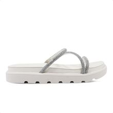 Sandália Papete Vizzano Strass Feminina