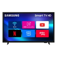 Smart TV 32" HD Samsung H5000F Sistema Operacional Tizen HDR PurColor