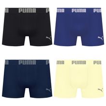 Kit 4 Cuecas Puma Boxer Sem Costura Masculina
