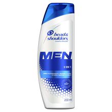 Shampoo De Cuidados Com A Raiz Head & Shoulders Men 3 Em 1 200ml