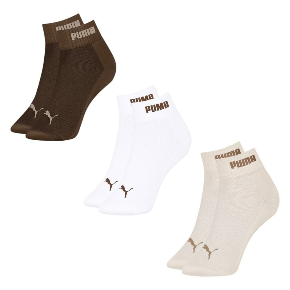 Kit 3 Pares De Meia Puma Cano Baixo Esportiva Feminina
