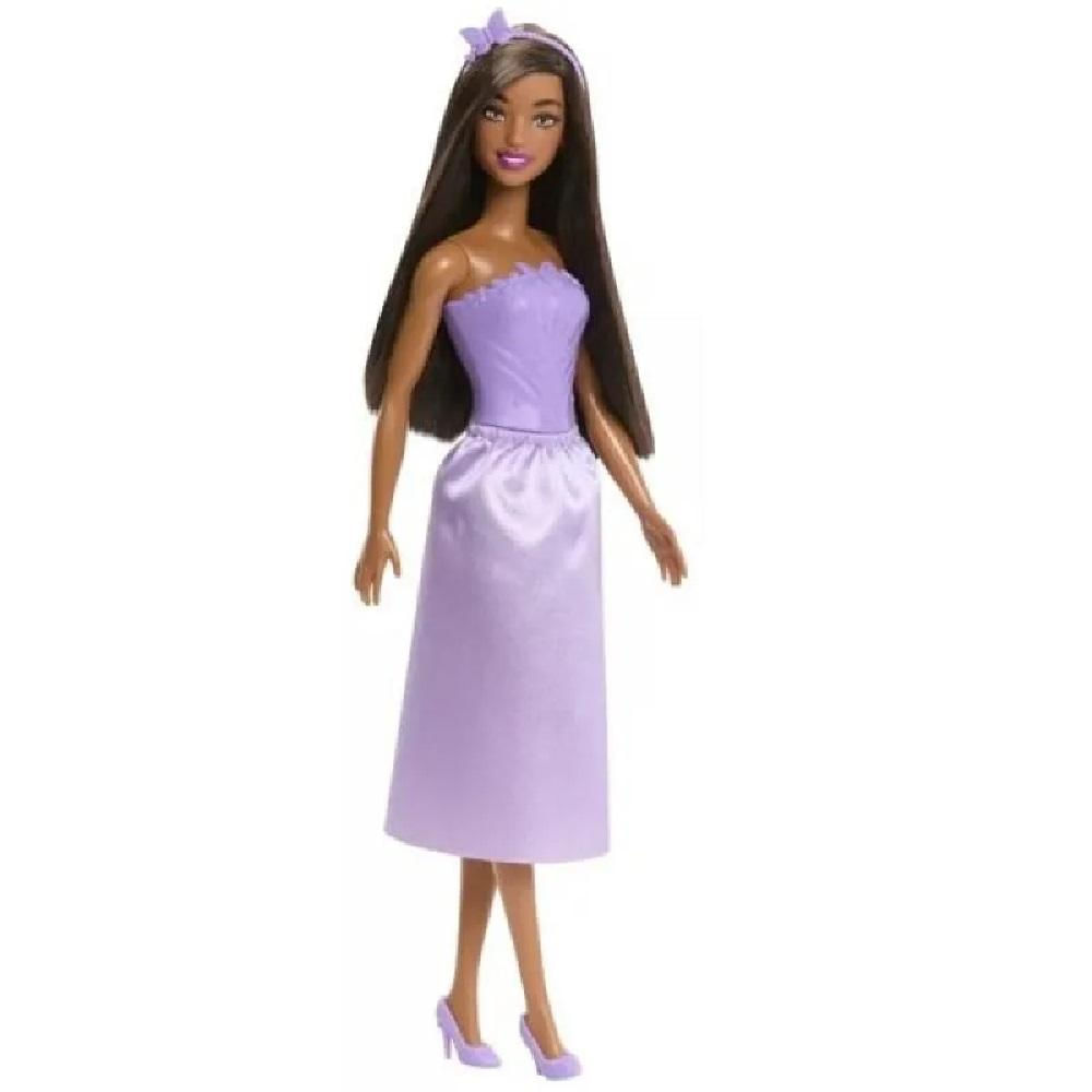 Boneca Barbie Fantasy Donzelas Vestido Roxo - JDM67 - Mattel