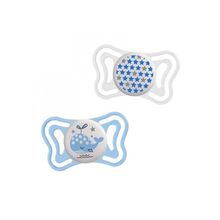 Chupeta Physio Light Brilha no Escuro 0-6m Azul 2 - Chicco