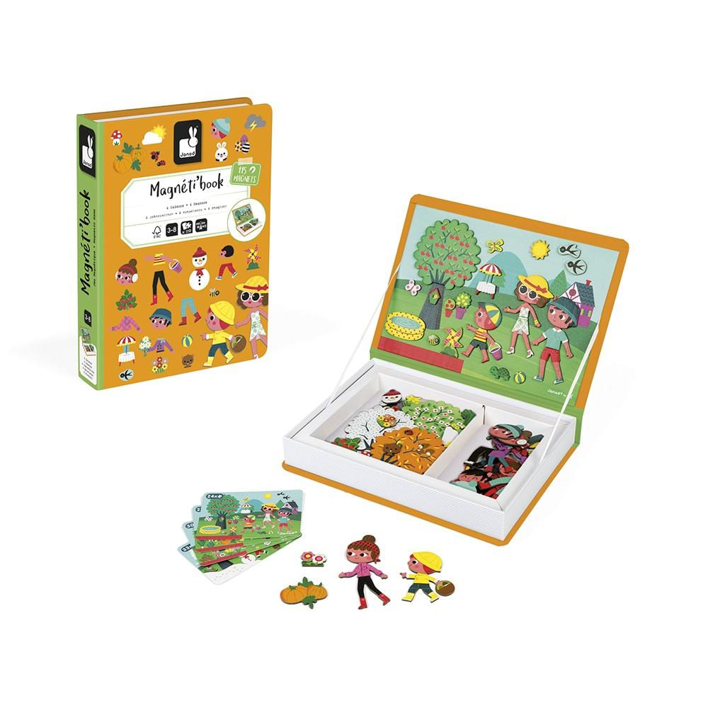 Livro Magnético Infantil - 4 Estações - Janod