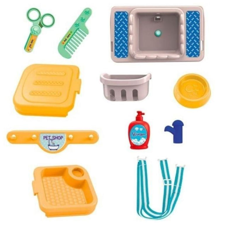 Mochila Pet Shop Care Playset 2 em 1 Adotados - Gato Branco - Fun