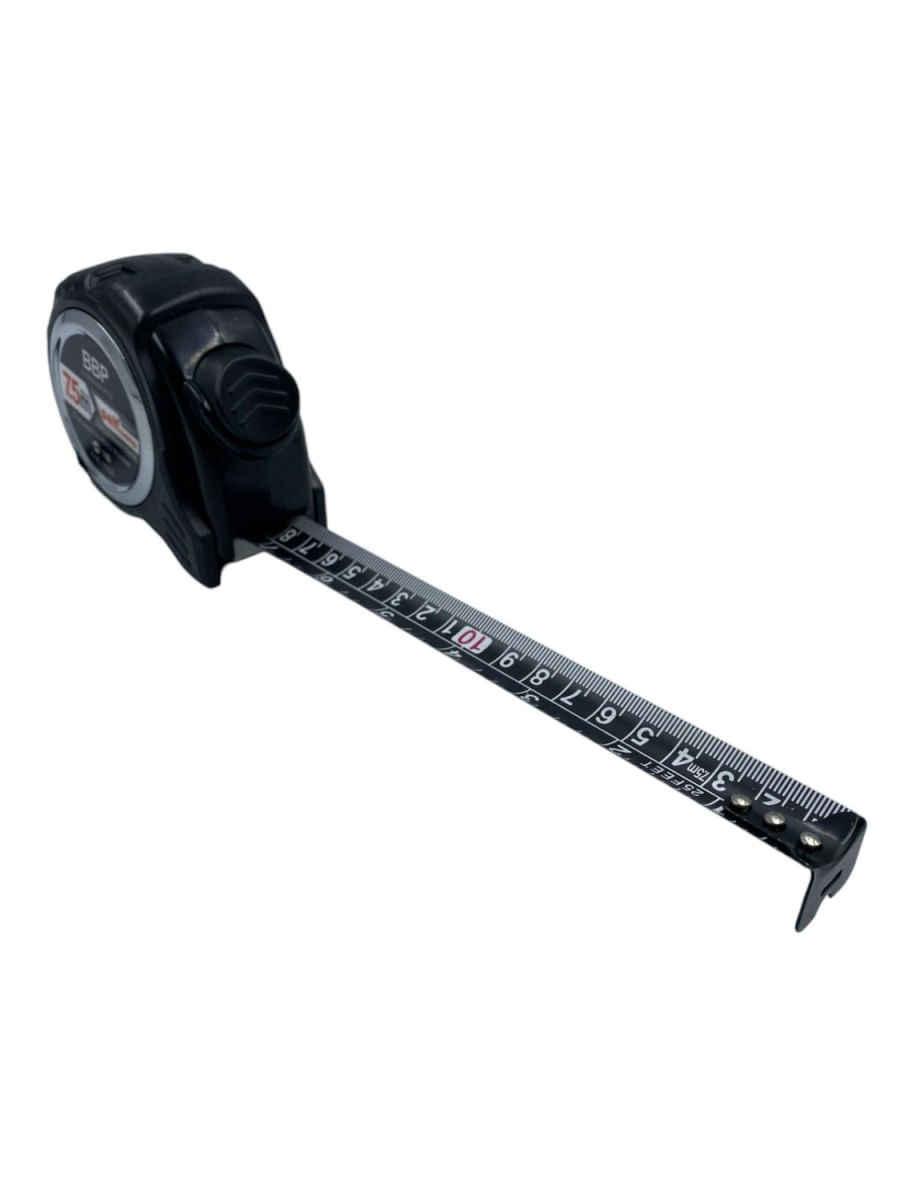 Trena 7,5 Metros X 25MM Profissional Emborrachada Com Trava