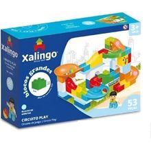 Bloco de Montar Circuito Play 53 Peças Grandes - Xalingo
