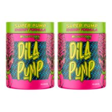 Kit 2x Dila Pump Pré-treino E Vasodilatador 318g Tangerina