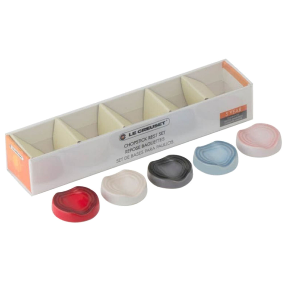SET LE CREUSET DESCANSOS PARA HASHI EM CERÂMICA COLORIDOS 69028008199096