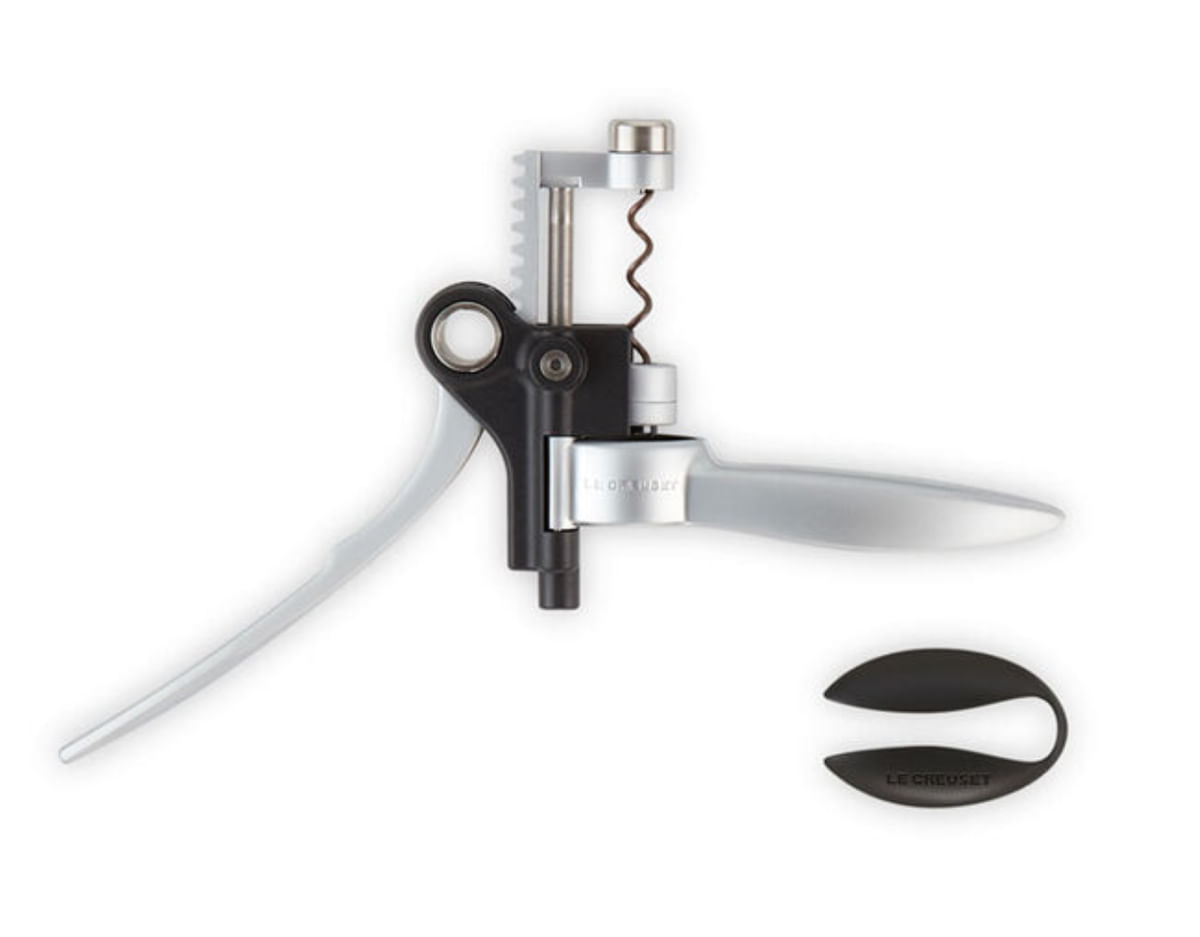 Saca Rolha Lm 250 Metal com Corta Cápsula Cromado Ply Le Creuset