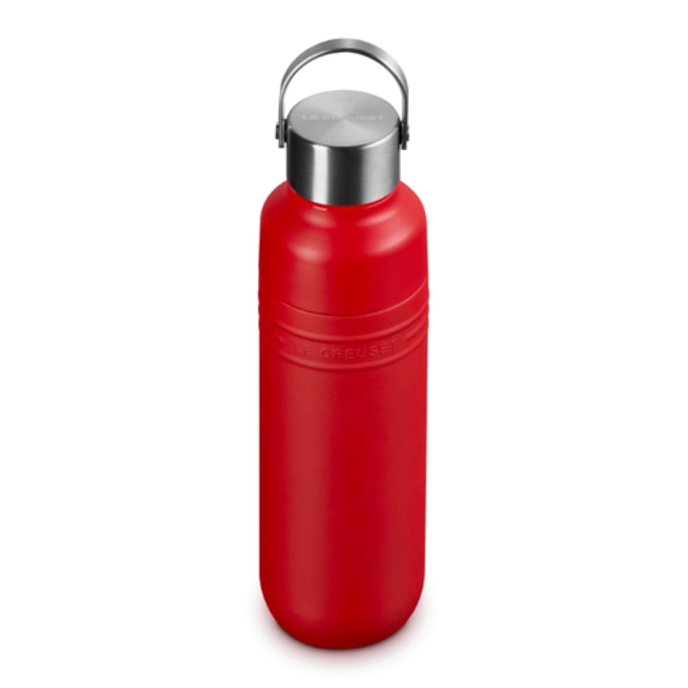 GARRAFA LE CREUSET TÉRMICA ON THE GO EM AÇO INOXIDÁVEL 500ML