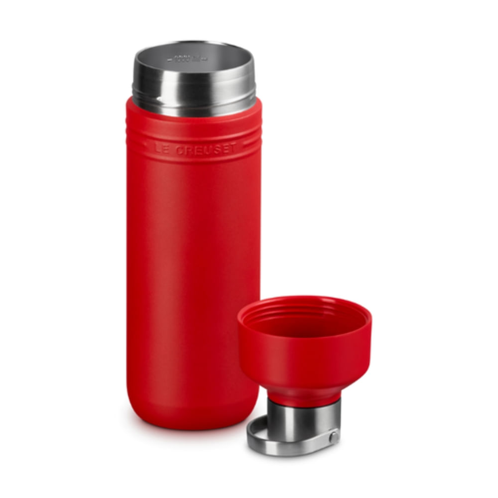 Encontraproduto.com.br - GARRAFA LE CREUSET TÉRMICA ON THE GO EM AÇO INOXIDÁVEL 1 LITRO